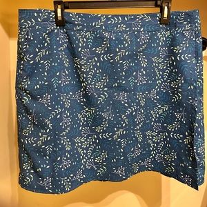EUC Ripskirt Hawaii Wrap Skirt Size:XL, Blue, Green, White Floral Print Length:2